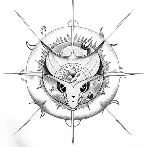 Pisces With Sun And Moon