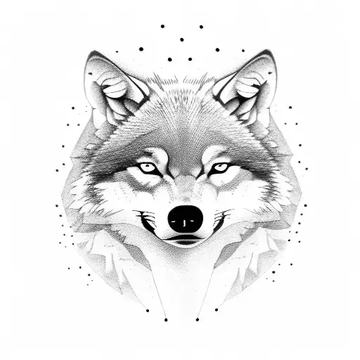 Beautiful Wolf With Another Beautiful Wolf Happy Smilling Cuddling