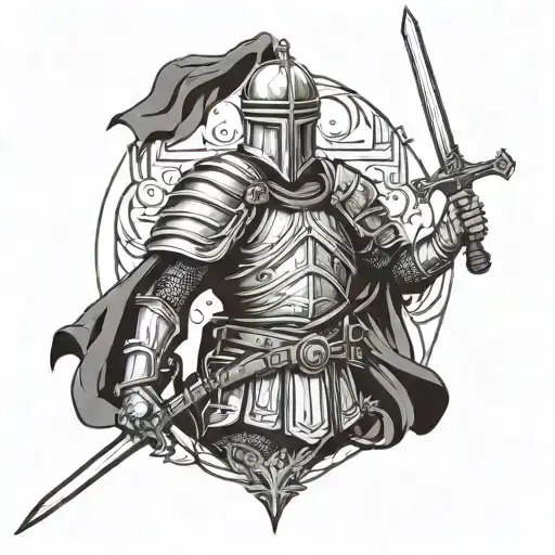 Deus Vult With Sword