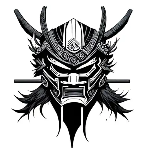 Cyberpunk Samurai Mask