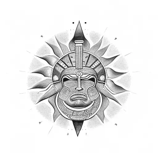 Simple Incan Sun God