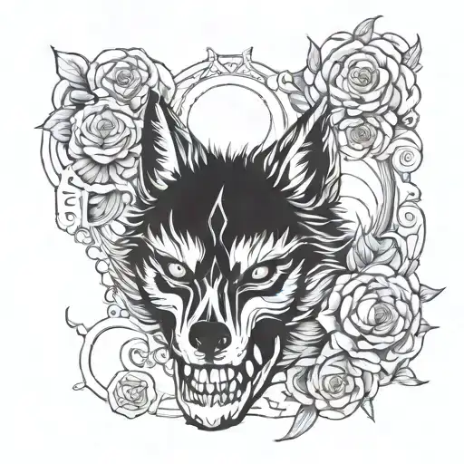 The Wolf With The Skull
