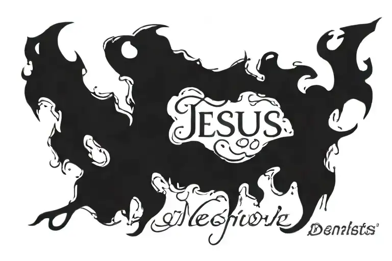 Jesus Name Written