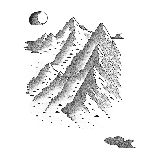 A Majestic Mountain Range With A Hidden Bible Verse In The Peaks