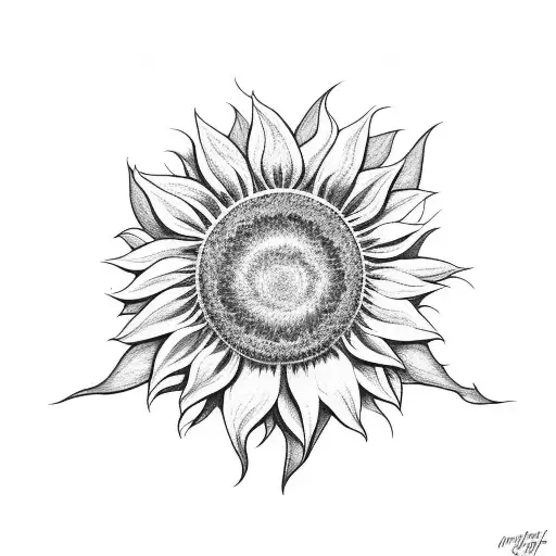 Sunflower In The Middle Mahadev Shadow