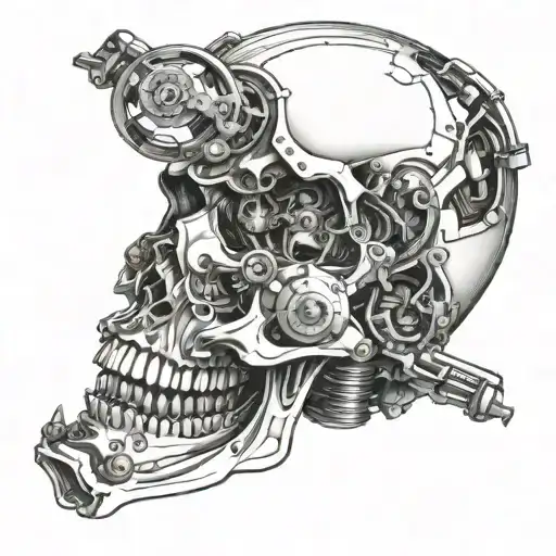 Obtained A Mechanical Skull