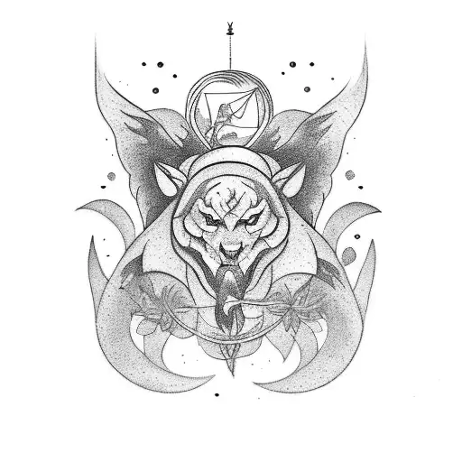 A Tattoo Design That Represents The Bond Between Brothers Using Nature Elements