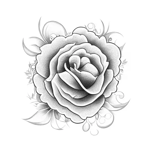 A Guitar Composed Of Delicate Flowers