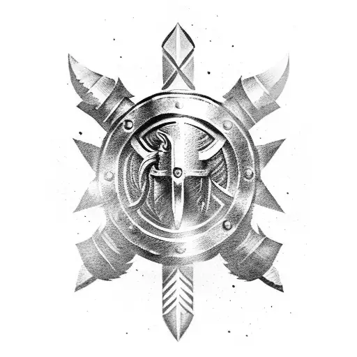 Spartan Shield Sword