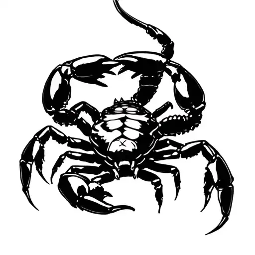 Scorpion And Crab Holding
