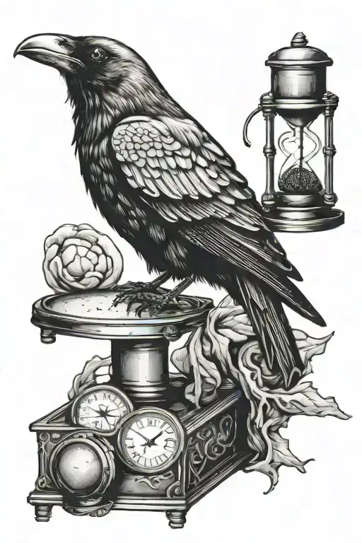 Crow Holdng Sand Timer