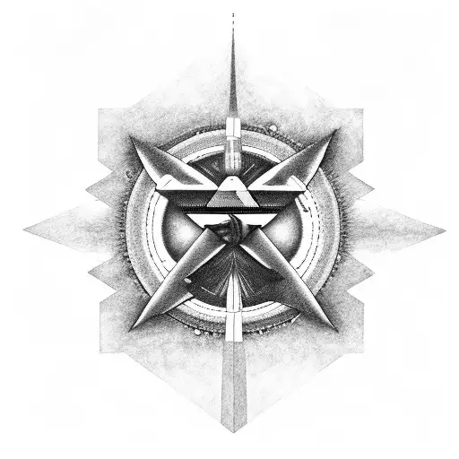 Combine The Iconic Pink Floyd Prism With The Eye Of Horus And Thwo Black Bands