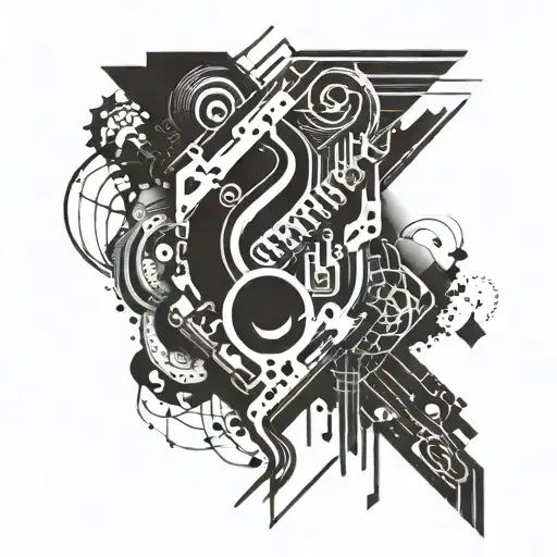 Hardstyle Music And Abstract