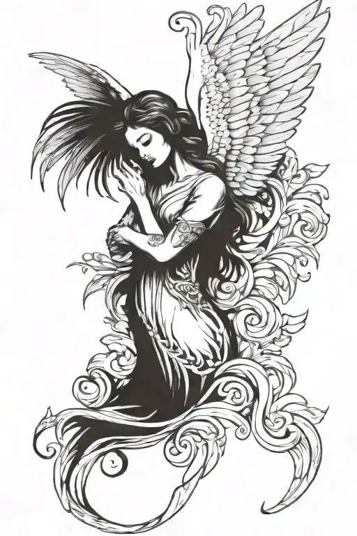 Angel 6 Wings Spread