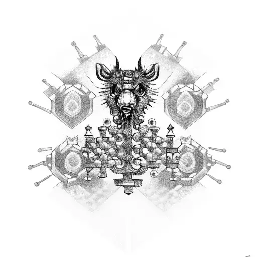 A Chessboard With Chess Pieces Made Of Gears And Wires