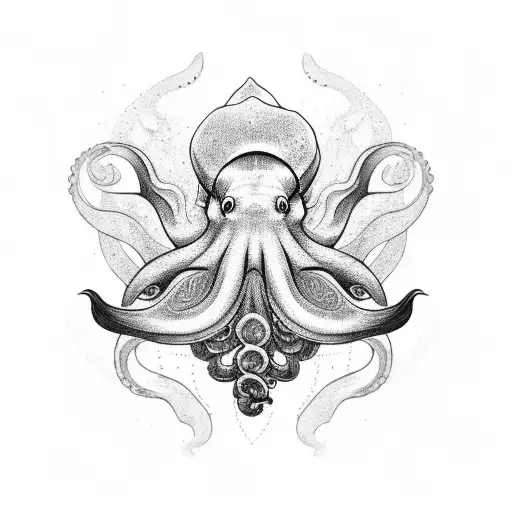 Lotus Flower Octopus Space