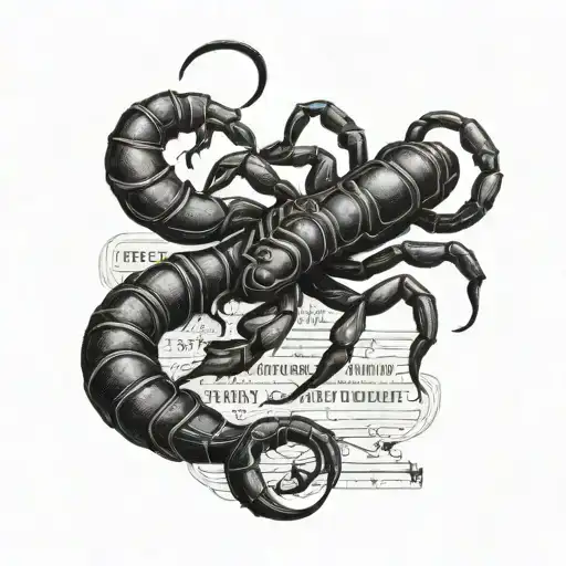 Scorpion And Bible Verse Written