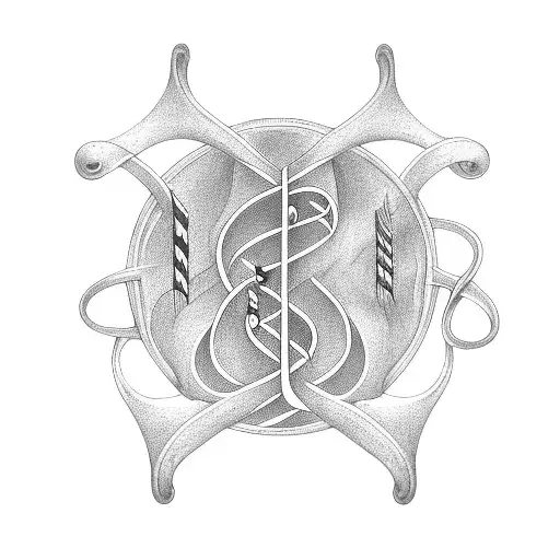 Musical Notes Intertwined With Car Parts