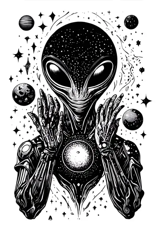 Space And Alien Board