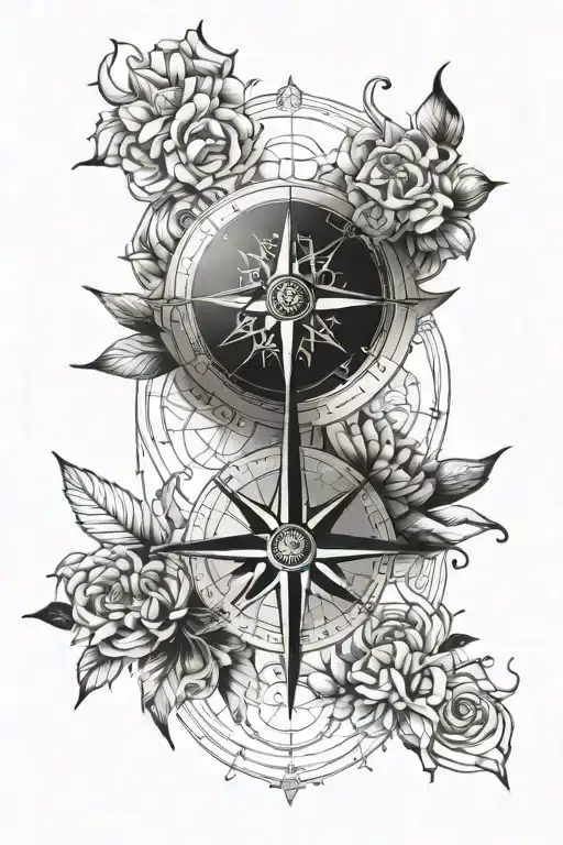 Outdoor Family Compass Rose Arm Sleeve