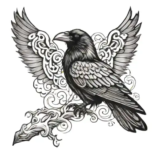 Raven With Nevermorw