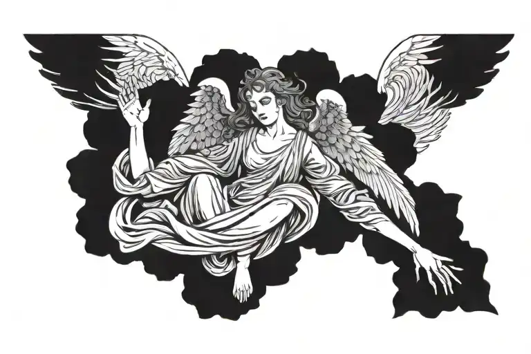 Angel Reaching Towards