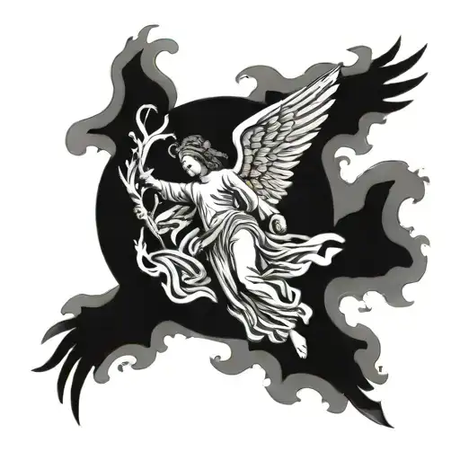 Angel Reaching Towards