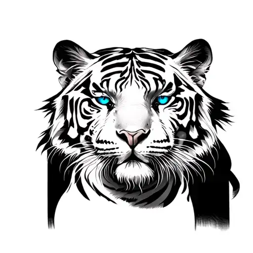 White Tiger Blue Eye