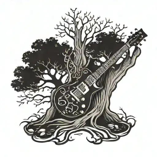 Guitar Tree Growing