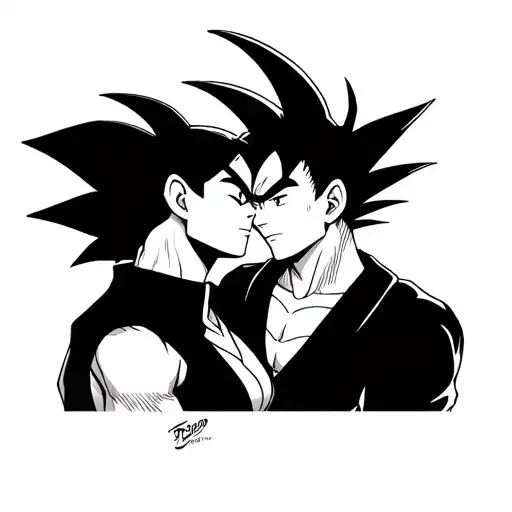 Tattoo For Heteros Couples Of Dragon Ball Z Character