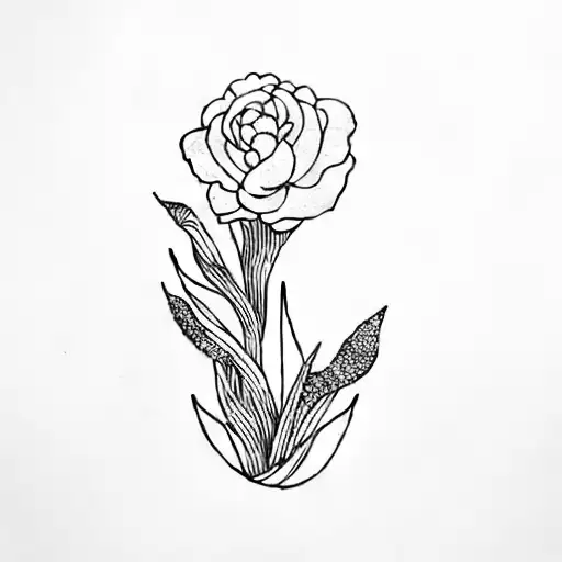 A Mountain And A Flower