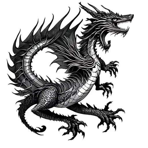 Ancient Mythology And Multi Dimensional Flying Dragon