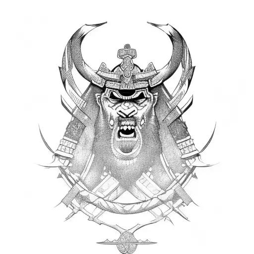 Vikingos Con Runas Samurai