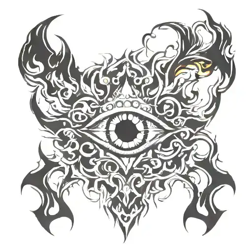 Fire And Eyes Like Fire