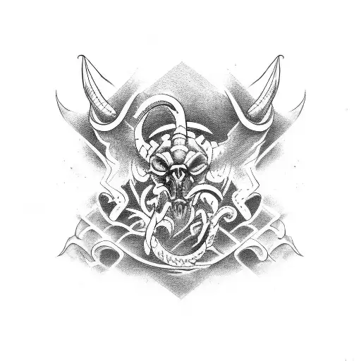 Forearm Band Tatoo Deisgn For Scorpio Zodiac