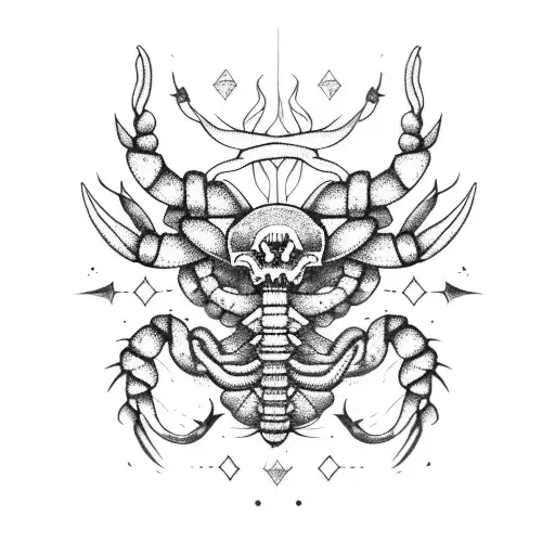 Forearm Band Scorpio Tatoo