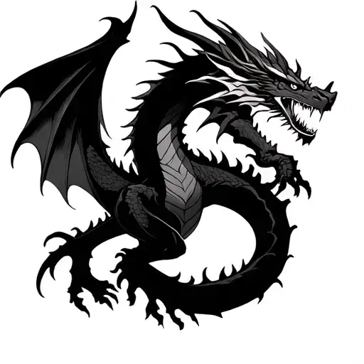 Black Dragon Erido After A Battle