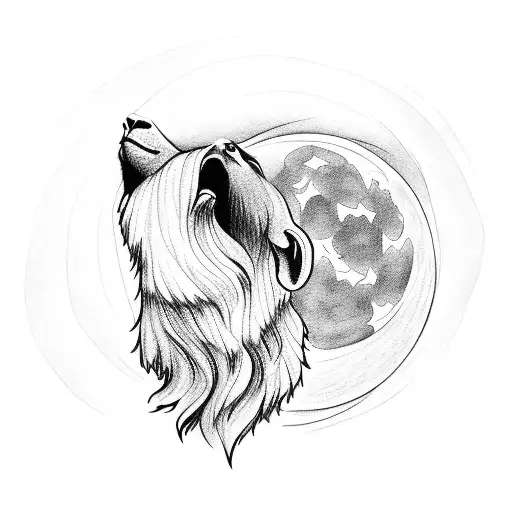 A Goat Howling At The Moon