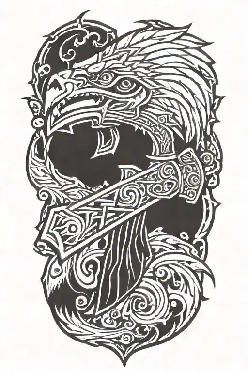 Indian Tomahawk Logo