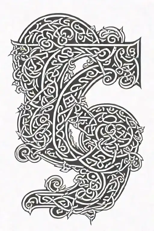 Celtic Letter K