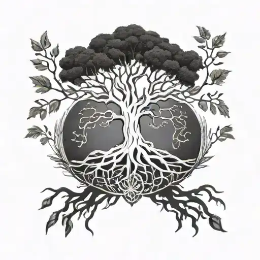 Tree Of Life With Roots