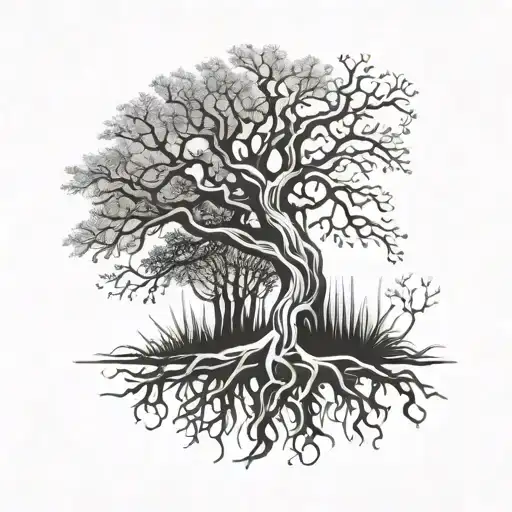 Tree Of Life With Roots