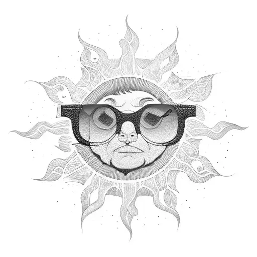 Sun With Glasses