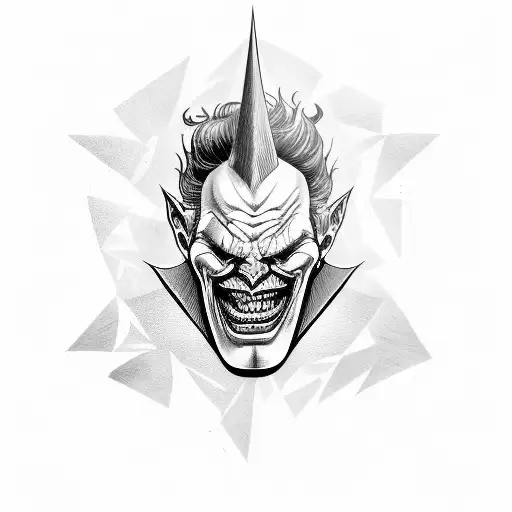 Evil Joker With Pointy Ears