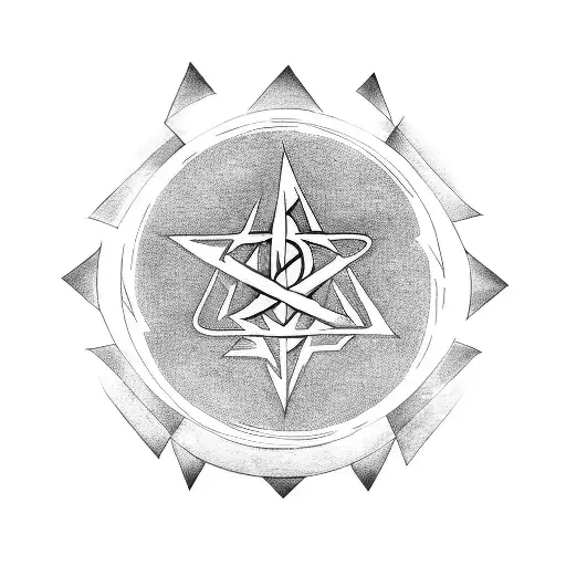 Metallica Symbol In Yinyang