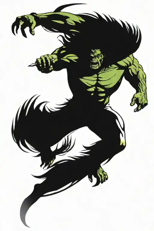 Native American Chief Full Body Hulk Mutant Angry