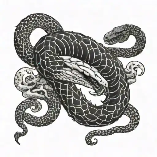 Dark Serpente Eats Lamb