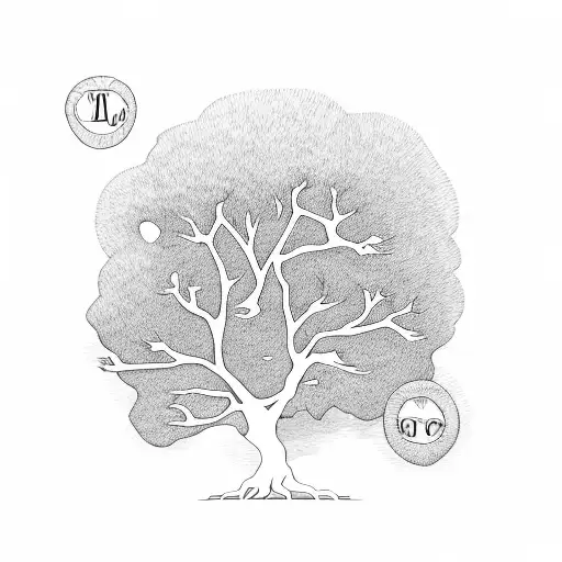 Family Tree With Sons As The Branches