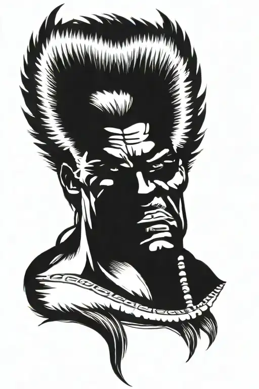 Native American Chief Feathers Full Body Hulk Mutant Angry Roaring