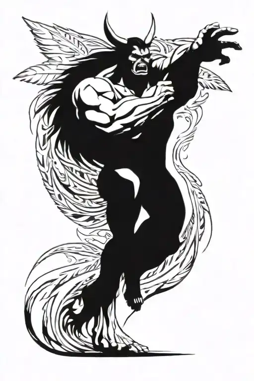 Native American Chief Feathers Full Body Hulk Mutant Angry Roaring